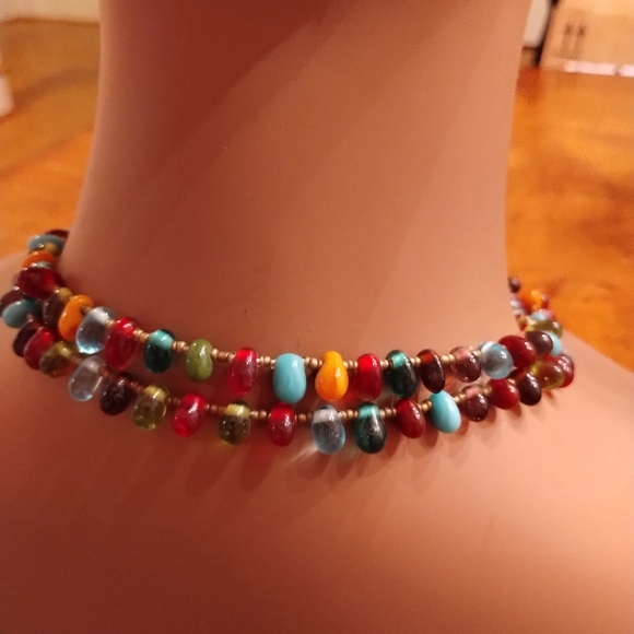 SAVE: Vibrant Multistrand Beaded Necklace - Picture 2 of 6